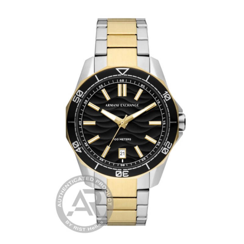 Armani Exchange Two tone Black Dial AX1956