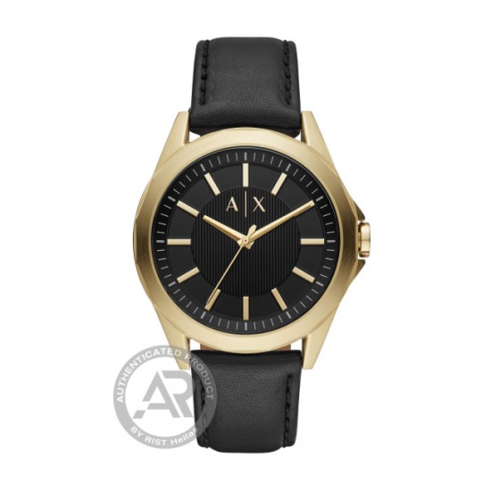 ARMANI EXCHANGE Drexler Black Leather Strap AX2636 ARMANI EXCHANGE Drexler Black Leather Strap AX2636