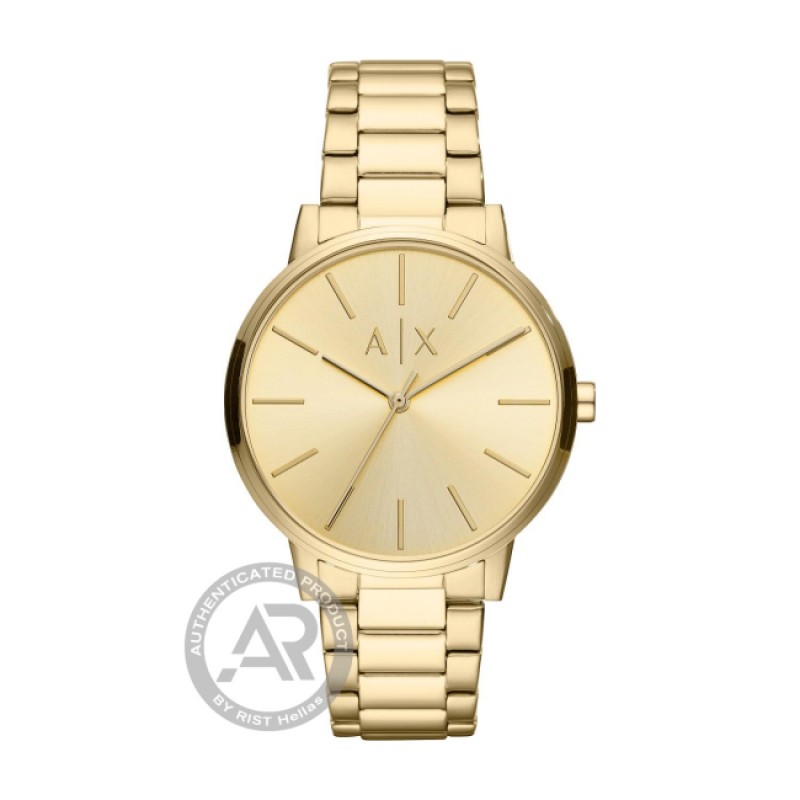 ARMANI EXCHANGE Cayde Gold Stainless Steel Bracelet AX2707