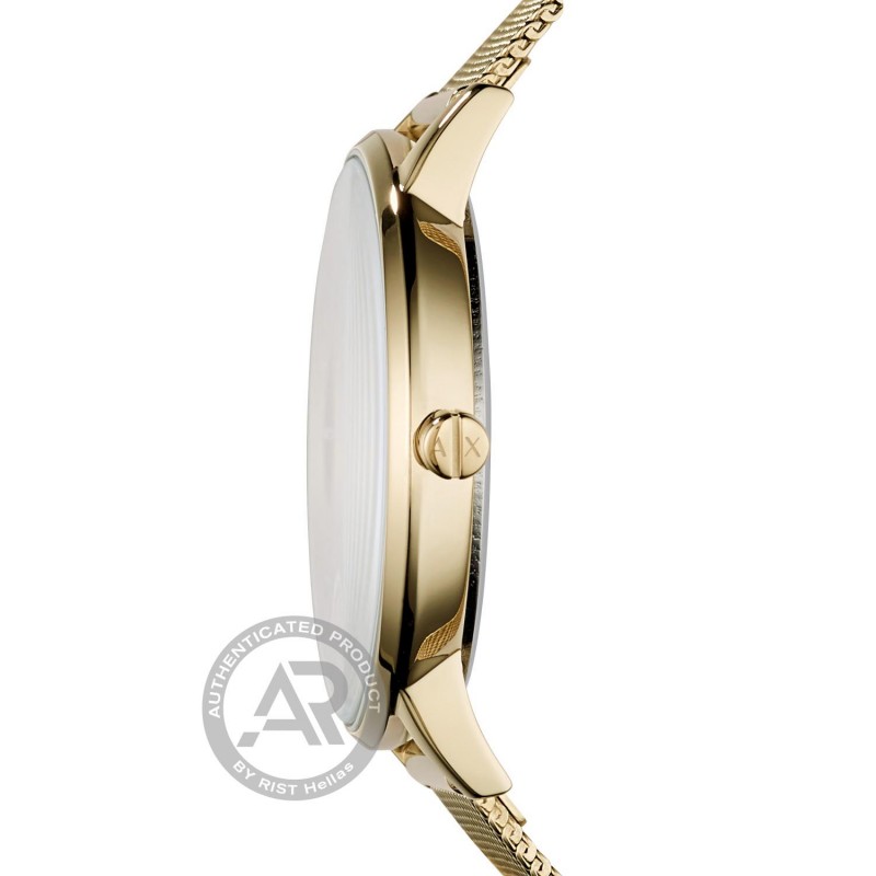 Armani Exchange Lola Crystals Gold Stainless Steel Bracelet AX5536