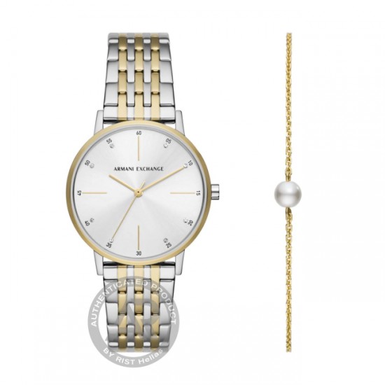 Armani Exchange Set Ladies Two tone AX7156SET Armani Exchange Set Ladies Two tone AX7156SET