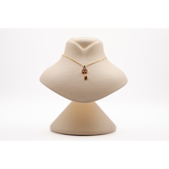 Χρυσό Κ14 Κολιέ με Κλειδί 102235