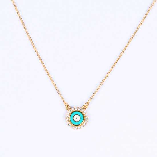 Χρυσό Κ14 Κολιέ με Μ΄ατι 109004