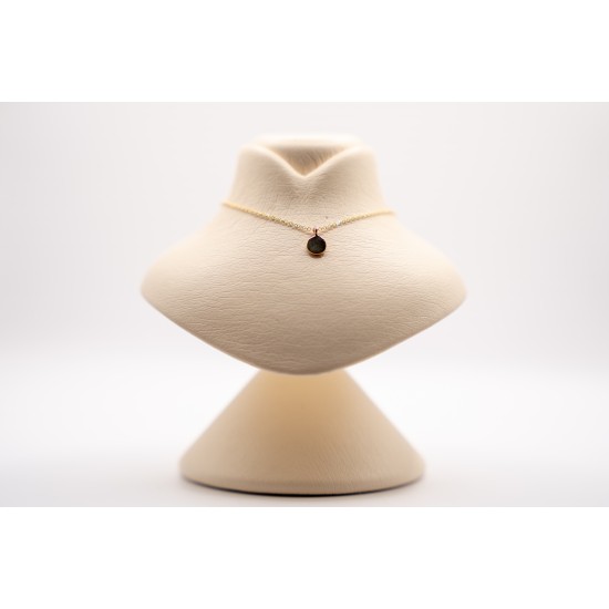 Χρυσό Κ14 Κολιεδάκι με κύκλο 99446