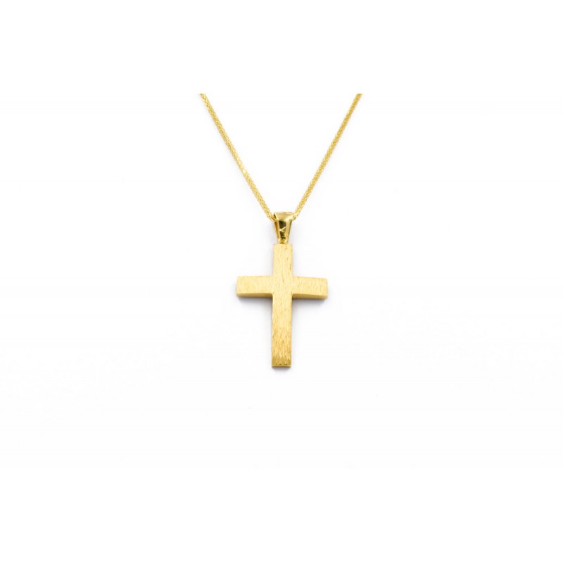 Gold Cross K14 with Chain 98922