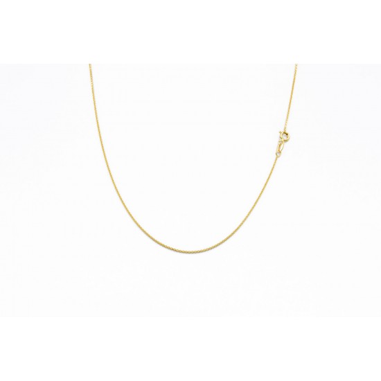 Χρυσός Κ14 σταυρός με καδένα 97770