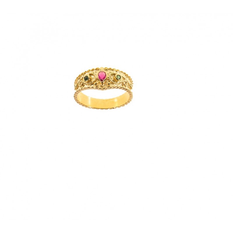 Δακτυλίδι Κ14 χρυσό Βυζαντινό 99122