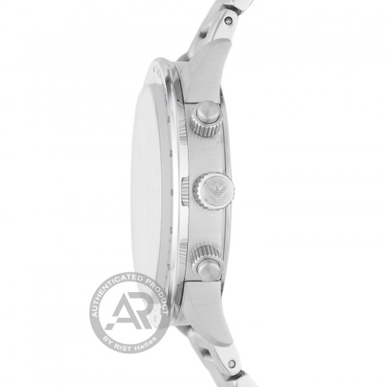 Emporio ARMANI Mario Blue chronograph steel bracelet AR11306 Emporio ARMANI Mario Blue chronograph steel bracelet AR11306