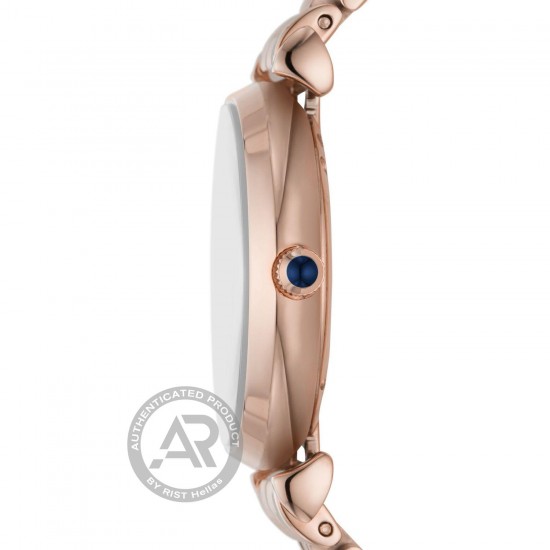 Emporio ARMANI Gianni T-Bar Rose Gold Bracelet Blue Dial  Ladies Watch AR11423 Emporio ARMANI Gianni T-Bar Rose Gold Bracelet Blue Dial  Ladies Watch AR11423