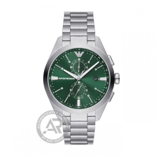 Emporio ARMANI Renato Chronograph Silver Stainless Steel Bracelet AR11480