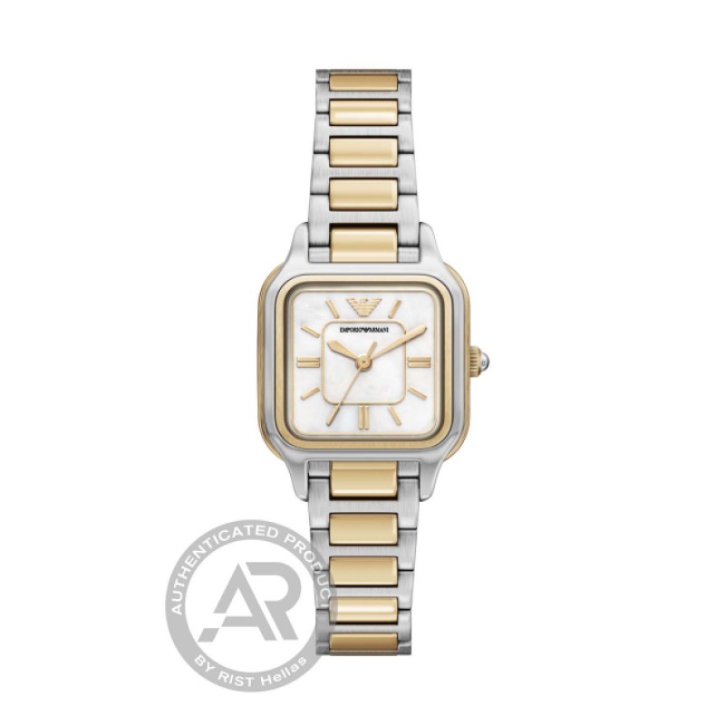 EMPORIO ARMANI Square two tone AR11745