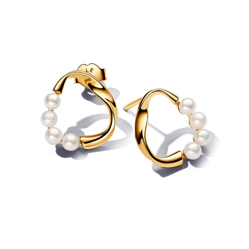 Pandora Earrings Fresh Water Pearls 263276C01