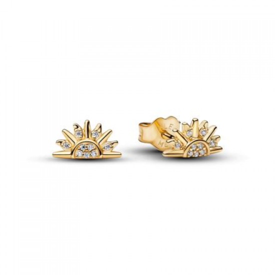 PANDORA Celestial Sparkling Sun Stud Earrings 264627C01