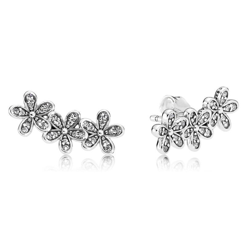 Pandora Daisy Flower Stud Earrings 290744CZ