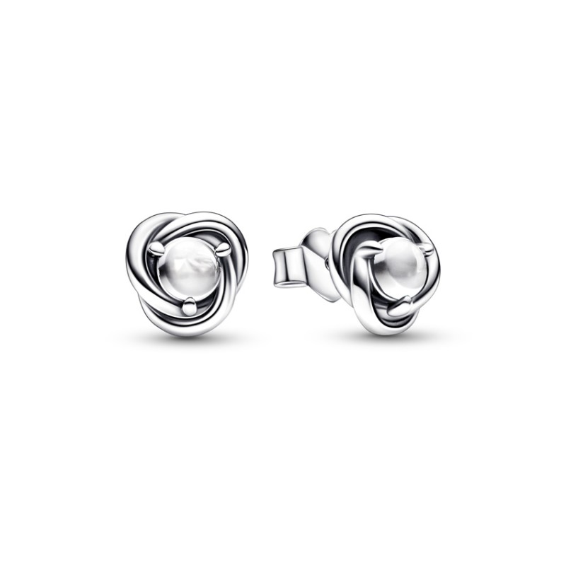 Pandora Clear Eternity Circle Stud Earrings 292335C01