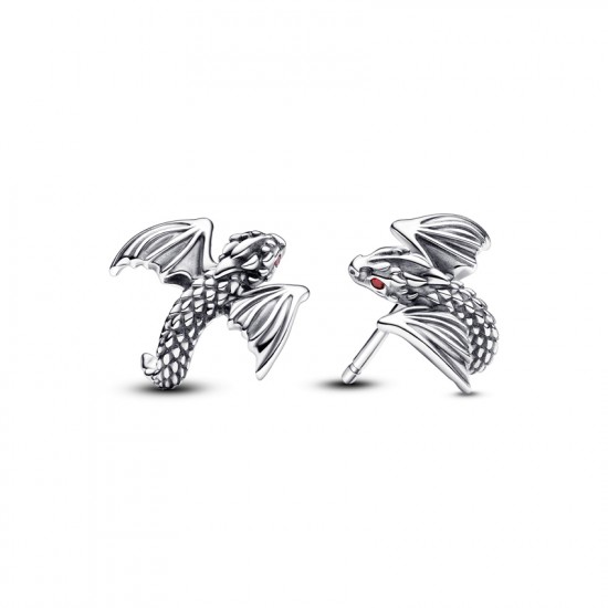 Pandora Game of Thrones Curved Dragon Stud Earrings 292970C01