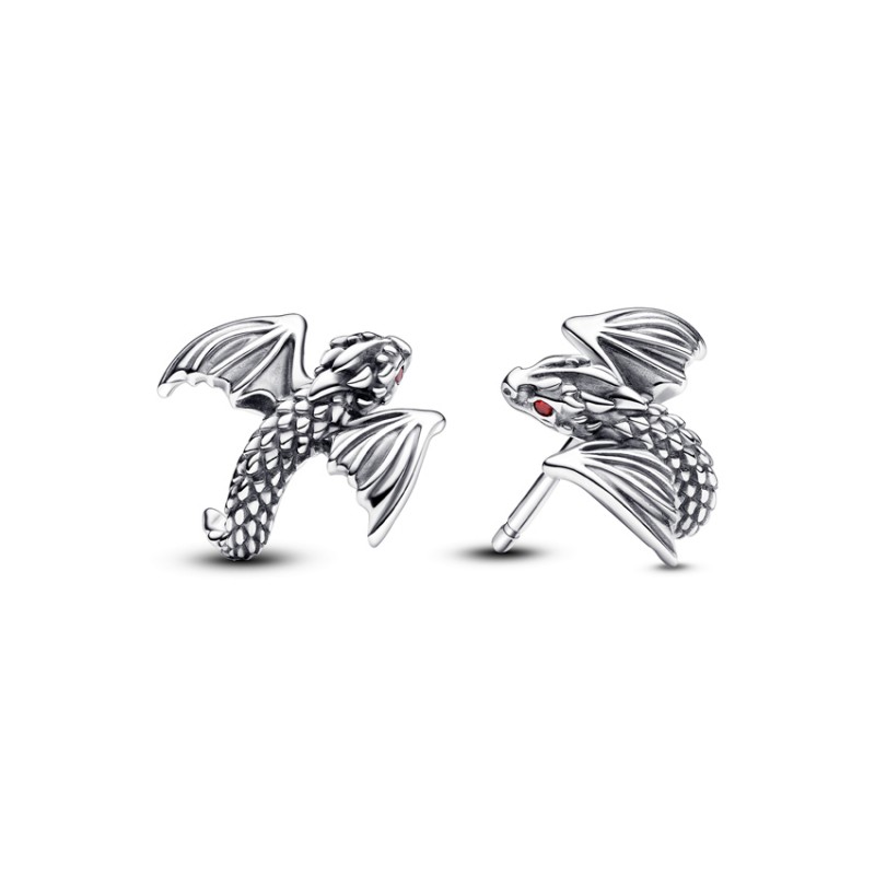 Pandora Game of Thrones Curved Dragon Stud Earrings 292970C01 Pandora Game of Thrones Curved Dragon Stud Earrings 292970C01