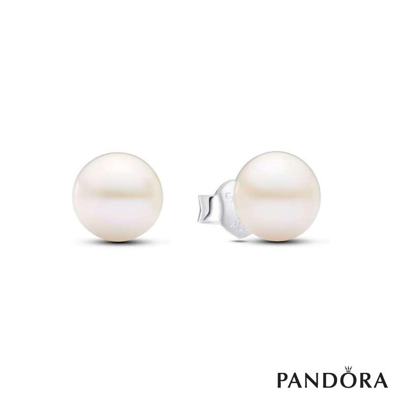 Pandora Treated Freshwater Cultured Pearl 7mm Stud Earrings 293169C01