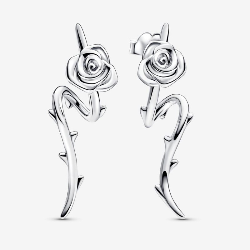 Pandora Rose in Bloom Curved Stud Earrings 293214C00