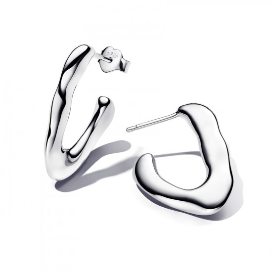 Pandora V-Shaped Open Hoop Earrings 293290C00