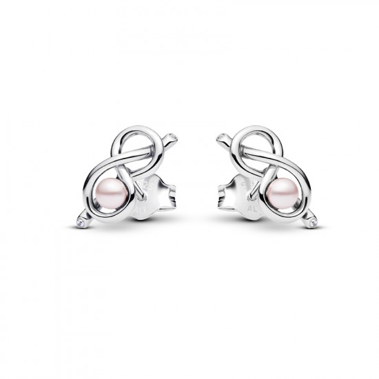 Pandora Infinity Knot Stud Earrings 293761C01