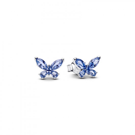 Pandora Blue Butterfly Stud Earrings 294230C01