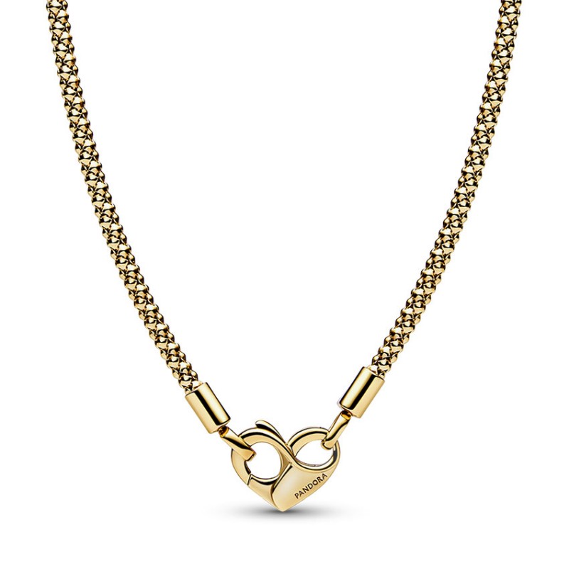 Pandora Studded Chain Gold plated 362451C00-45