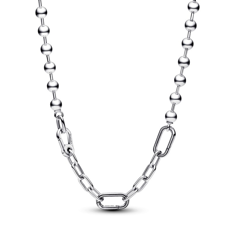 Pandora ME Metal Bead & Link Chain Necklace 392799C00-45