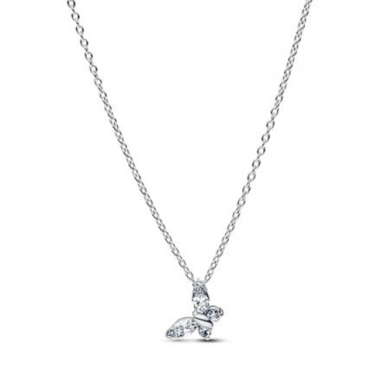 Pandora Butterfly Pendant Necklace 394266C01