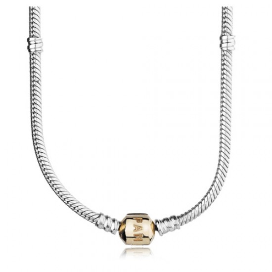 Pandora Necklace with Gold K14 Clasp 590703HG