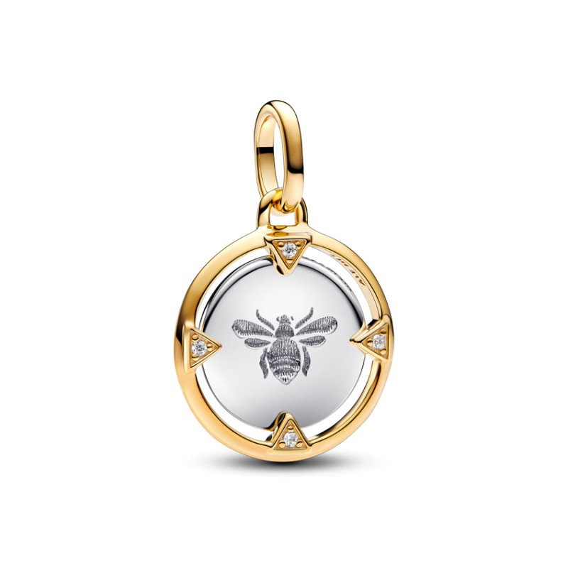 Pandora Bee Medallion Charm 763417C01 