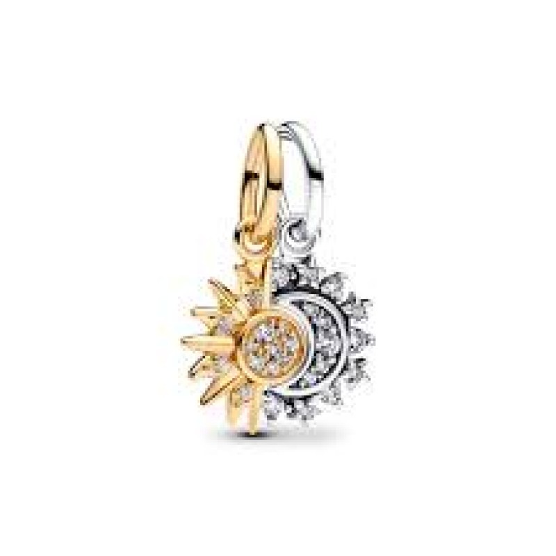 Pandora Splitable Sun & Moon Dangle Charm 763585C01