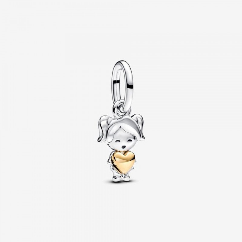 Pandora Happy Girl Dangle Charm 763601C01