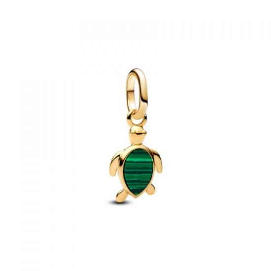 Pandora Green Turtle Mini Dangle Charm 763823C01