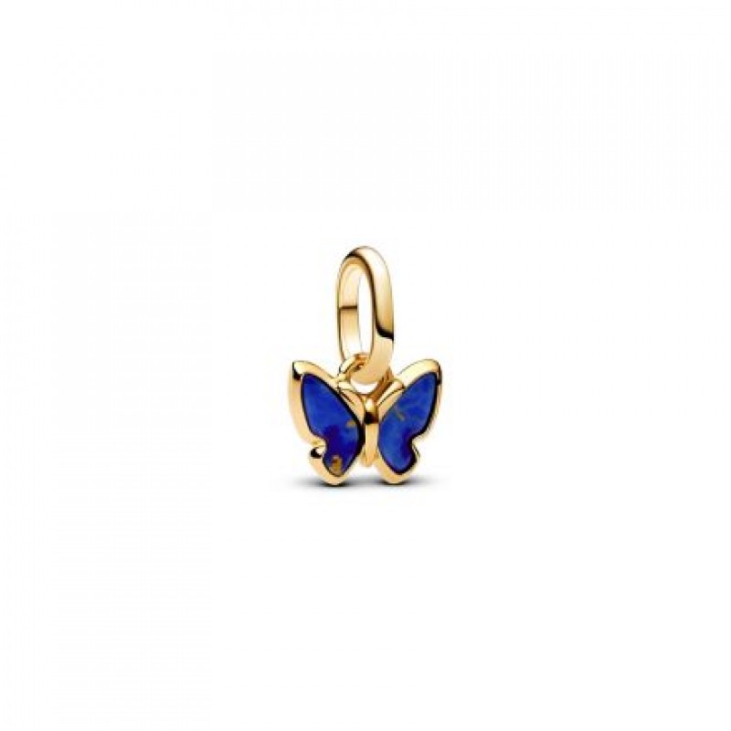 Pandora Blue Butterfly Mini Dangle Charm 763825C01