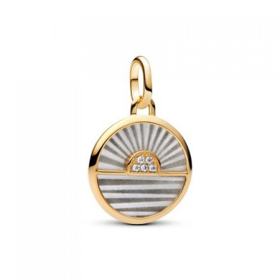 Pandora Sunrise Medallion Charm 763859C01