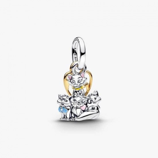 Pandora Disney Aristocats Duchess & Kittens Dangle Charm 764465C01