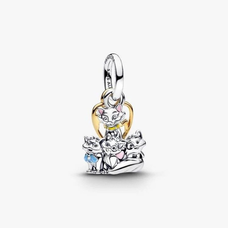Pandora Disney Aristocats Duchess & Kittens Dangle Charm 764465C01