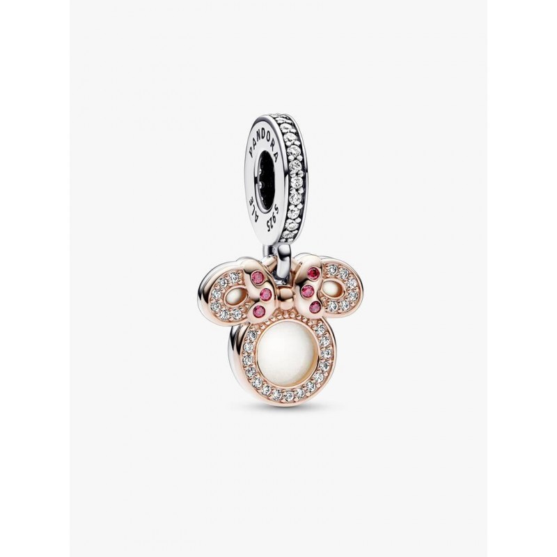 Disney Minnie Mouse Mum Silhouette Double Dangle Charm 782615C01