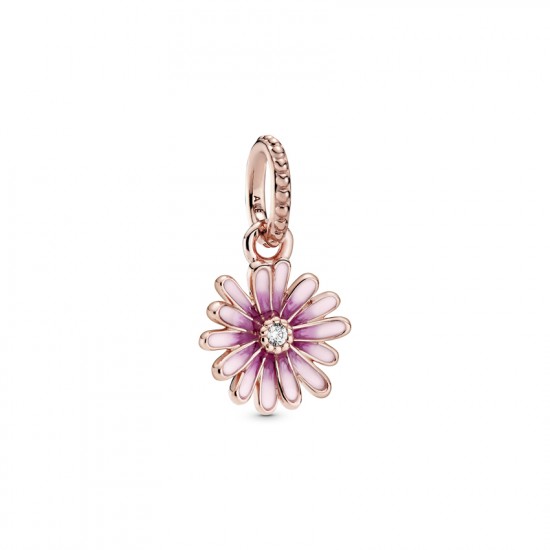 Pandora Rose Pink Daisy Flower Dangle Charm 788771C01