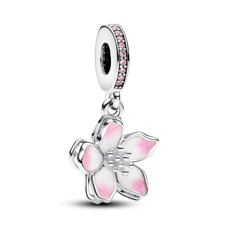 Pandora Cherry Blossom Dangle Charm 790667C01