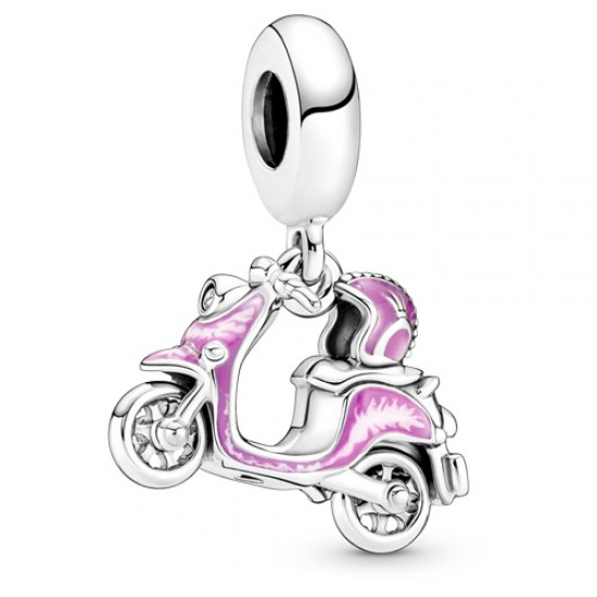 Pandora Pink Scooter Dangle Charm 791057C01
