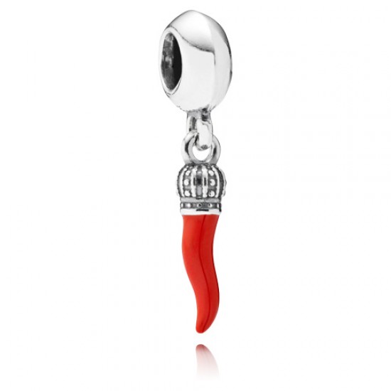 Pandora Corno Red Dangle Charm 791361EN09