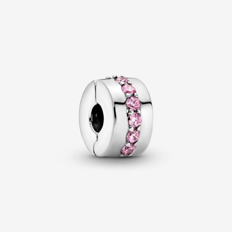 Pandora Pink Shinning Path Clip Charm 791972PCZ