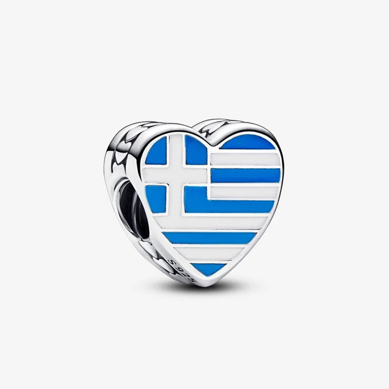 Pandora Greek Flag Hellas Charm 792015C00