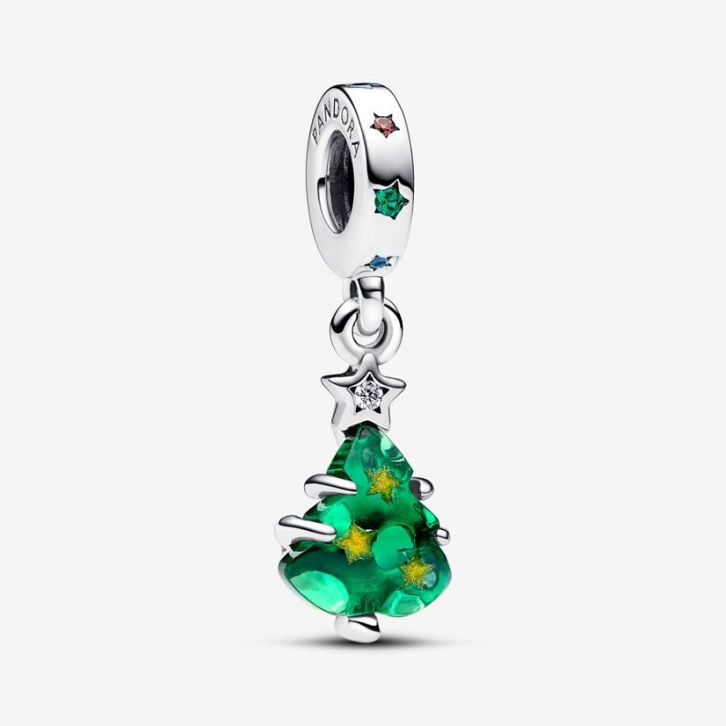 PANDORA Sparkling Christmas Tree Dangle Charm 792983C01