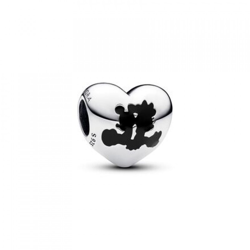 Pandora Disney Mickey Mouse and Minnie Mouse Heart Charm 793092C01