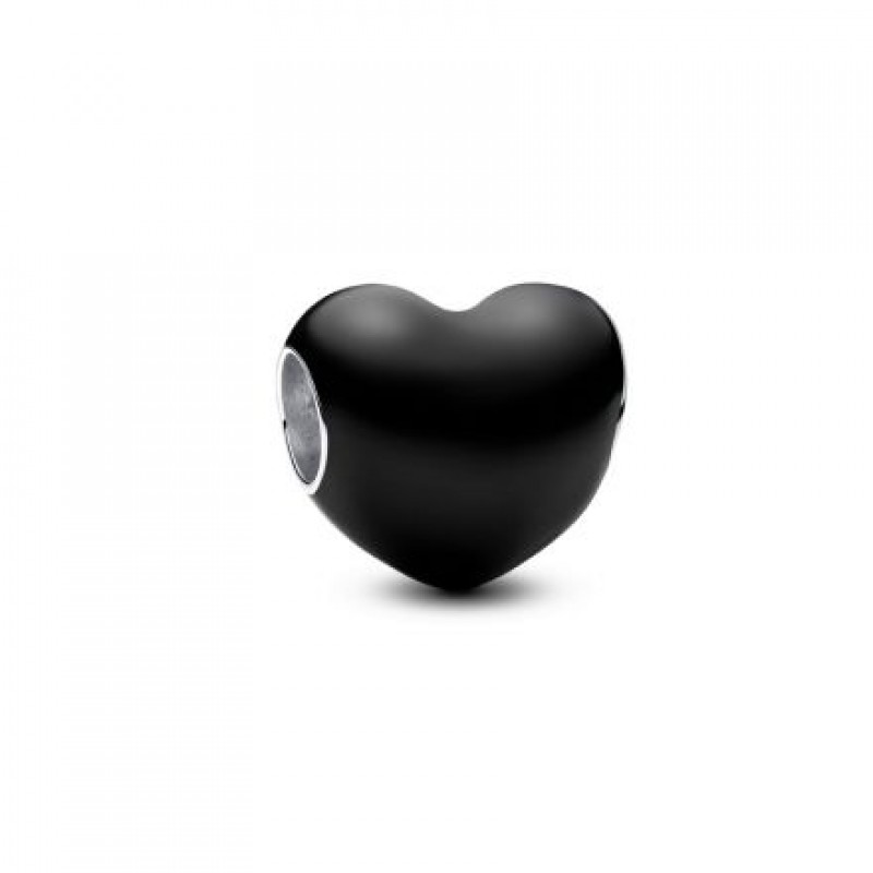 Pandora Black Heart Charm 793337C04