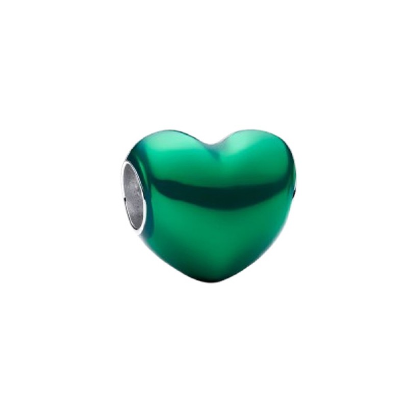 Pandora Metallic Green Heart Charm 793337C07