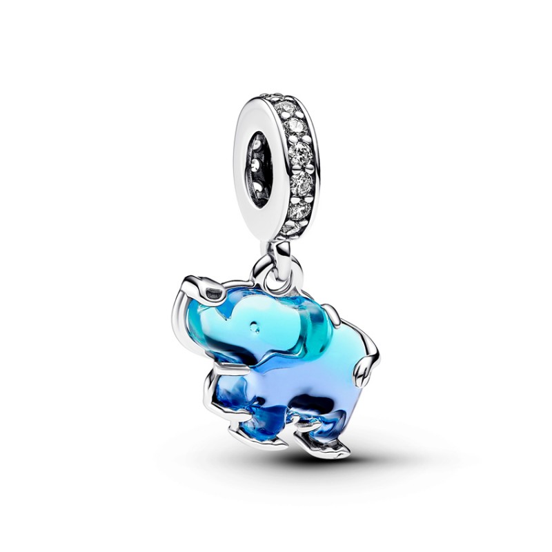 Pandora Blue Elephant Dangle Charm 793339C01